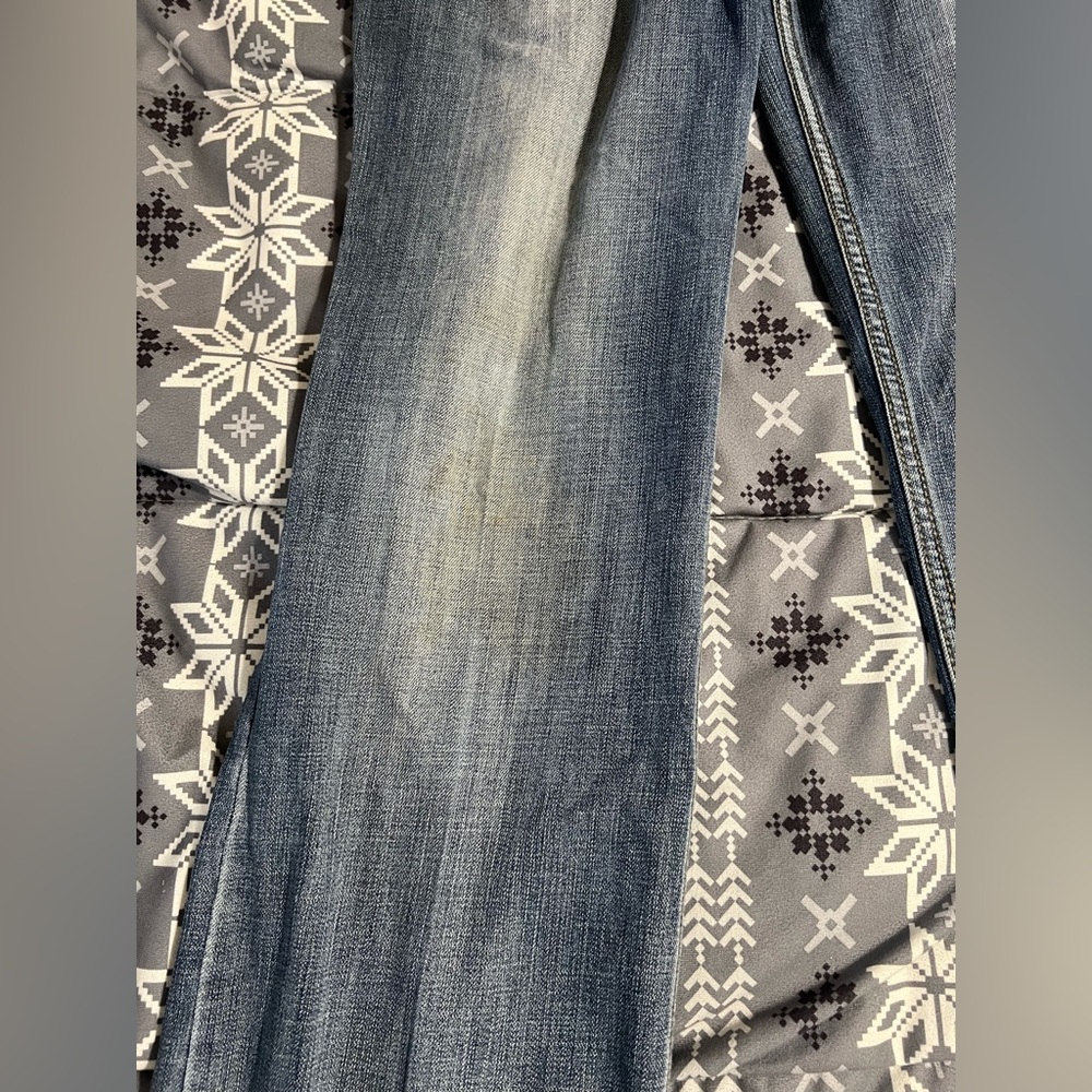 Wrangler Women's Straight Leg Blue Jeans - Picture 3 of 9